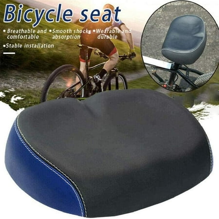 Cycling Wide Big Bum Bike Bicycle Extra Comfort Sporty Soft Pad Saddle Seat 